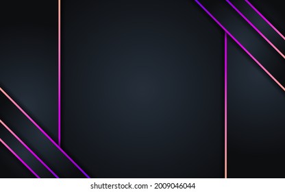 Abstract dark background with color full line
