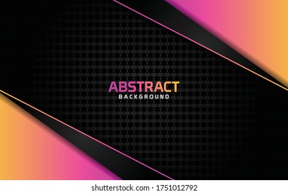 Abstract Dark Background With Colorful Shinny Effect