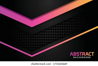 Abstract Dark Background With Colorful Shinny Effect