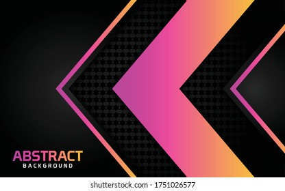 Abstract Dark Background With Colorful Shinny Effect