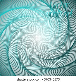 Abstract Dark Background. Colorful Structure  and Scenic Stairs. Vector Illustration
