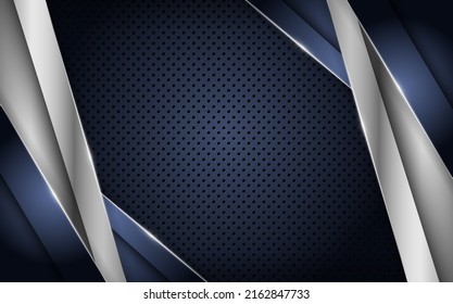 Abstrakter dunkler Hintergrund Kombination mit Linien-silberglänzend