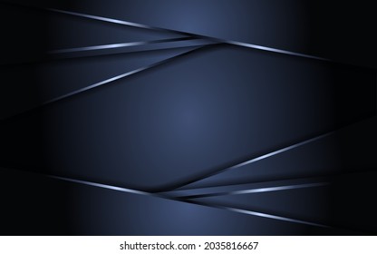 Resumen Fondo oscuro combinado con elemento plateado y capa texturada superpuesta.
