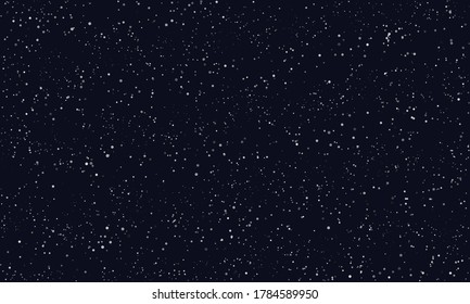 Resumen de fondo oscuro con puntos. Efecto Nieve o ilustración de estrellas del universo.