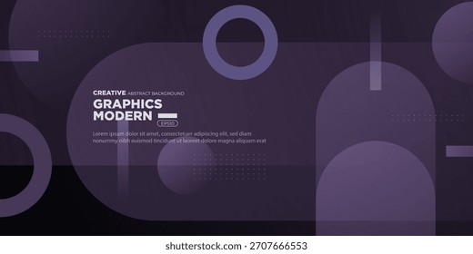 Fundo escuro abstrato com formas dinâmicas design de padrão de cores. Conceito de elemento de banner futurista. Vetor Eps10