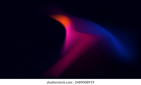 ABSTRACTAS FONDO OSCURO ELEGANTE MALLA DE GRADIENTE COLORIDO DISEÑO SUAVE PLANTILLA DE VECTOR BUENO PARA EL SITIO WEB MODERNO, FONDO DE PANTALLA, DISEÑO DE LA CUBIERTA 