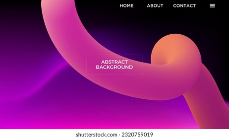 ABSTRACT DARK BACKGROUND ELEGANT GRADIENT MESH PURPLE PINK SMOOTH COLOR DESIGN VECTOR TEMPLATE GOOD FOR MODERN WEBSITE, WALLPAPER, COVER DESIGN 