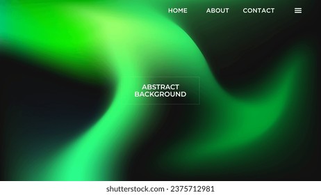 ABSTRACT DARK BACKGROUND ELEGANT GRADIENT MESH GREEN SMOOTH COLOR DESIGN VECTOR TEMPLATE GOOD FOR MODERN WEBSITE, WALLPAPER, COVER DESIGN 