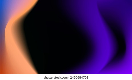 ABSTRACT DARK BACKGROUND ELEGANT GRADIENT MESH SMOOTH COLORFUL DESIGN VECTOR TEMPLATE GOOD FOR MODERN WEBSITE, WALLPAPER, COVER DESIGN 