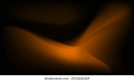ABSTRACT DARK BACKGROUND ELEGANT GRADIENT MESH ORANGE SMOOTH COLOR DESIGN VECTOR TEMPLATE GOOD FOR MODERN WEBSITE, WALLPAPER, COVER DESIGN 