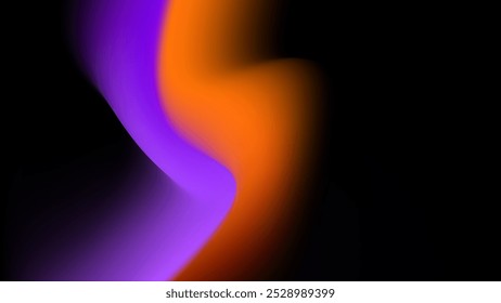 ABSTRACT DARK BACKGROUND ELEGANT GRADIENT MESH PURPLE ORANGE SMOOTH COLOR DESIGN VECTOR TEMPLATE GOOD FOR MODERN WEBSITE, WALLPAPER, COVER DESIGN 