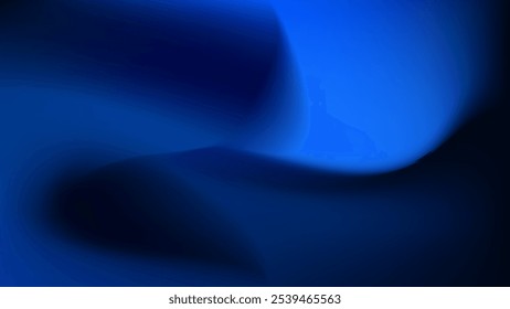 ABSTRACT DARK BACKGROUND ELEGANT GRADIENT MESH BLUE SMOOTH COLOR DESIGN VECTOR TEMPLATE GOOD FOR MODERN WEBSITE, WALLPAPER, COVER DESIGN 