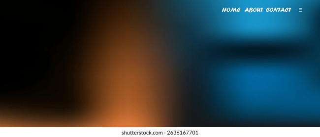 ABSTRACT DARK BACKGROUND ELEGANT GRADIENT MESH BLUE ORANGE SMOOTH COLOR DESIGN VECTOR TEMPLATE GOOD FOR MODERN WEBSITE, WALLPAPER, COVER DESIGN