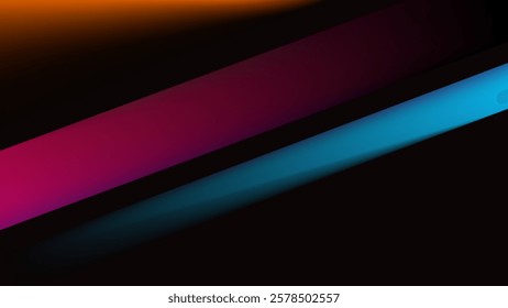ABSTRACT DARK BACKGROUND ELEGANT PINK BLUE GRADIENT LIQUID COLORFUL GEOMETRIC DESIGN VECTOR TEMPLATE GOOD FOR MODERN WEBSITE, WALLPAPER, COVER DESIGN 