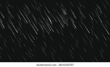 Abstract dark background with falling rain drops