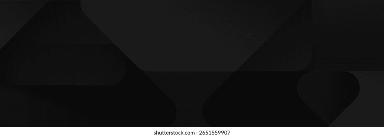 fundo escuro abstrato com um gradiente preto suave e formas geométricas.