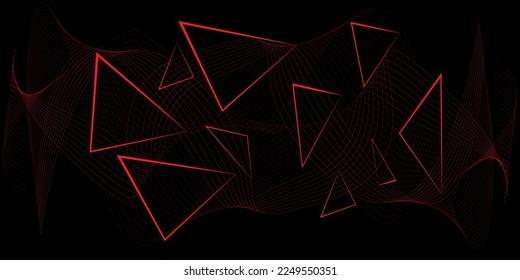 Resumen de fondo oscuro con curvas fluidas y lisas en formato vectorial. Las líneas paralelas verticales en blanco y negro forman un fondo de gradiente abstracto.