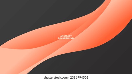 ANTECEDENTES OSCUROS ABSTRACTOS CON MODELO DE VECTOR DE DISEÑO DE COLOR LÍQUIDO DE GRADO NARANJA, BUENO PARA SITIOS WEB MODERNOS, PAPEL DE PARED, DISEÑO DE CUBIERTA 