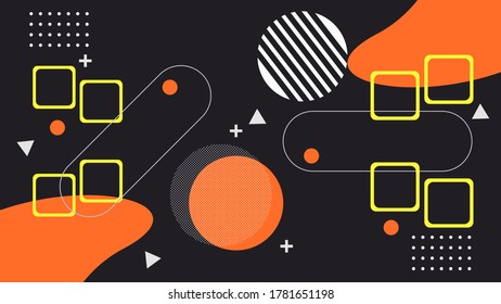 ILUSTRACIÓN ABSTRACTA PLANTILLA DE VECTOR DE DISEÑO DE FLUIDOS DE FONDO GEOMÉTRICO PARA EL DISEÑO DE LA TAPA DE PAPEL 