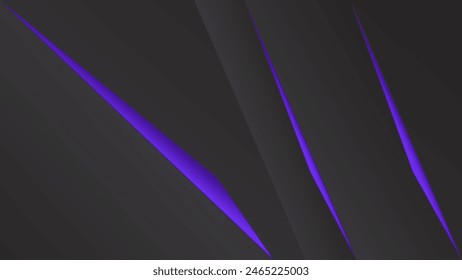 ABSTRACT DARK BACKGROUND WITH GEOMETRIC SHAPES PURPLE GRADIENT COLOR DESIGN VECTOR TEMPLATE GOOD FOR MODERN WEBSITE, WALLPAPER, COVER DESIGN, LANDING PAGE
