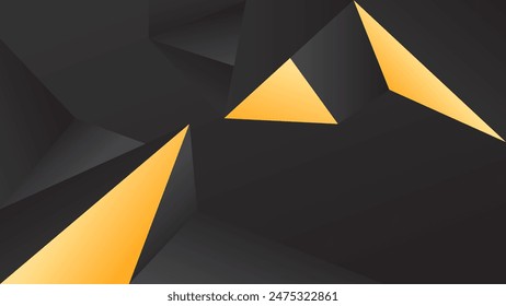 ABSTRACT DARK BACKGROUND WITH GEOMETRIC SHAPES PURPLE GRADIENT COLOR DESIGN VECTOR TEMPLATE GOOD FOR MODERN WEBSITE, WALLPAPER, COVER DESIGN, LANDING PAGE
