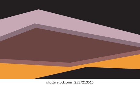 ABSTRACT DARK BACKGROUND  WITH GEOMETRIC SHAPES FLAT PASTEL COLOR DESIGN VECTOR TEMPLATE FOR WALLPAPER, COVER DESIGN