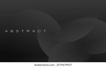 Abstract dark background with geometric shapes design.