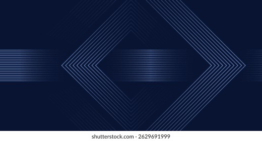 Abstract dark background with glowing geometric lines