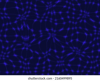 abstract dark background with glowing lines. Purple geometric picture. Template for design, Vector illustration.