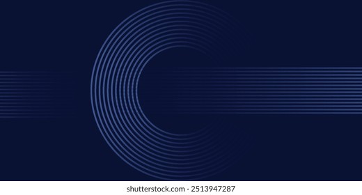 abstract dark background with glowing lines circles