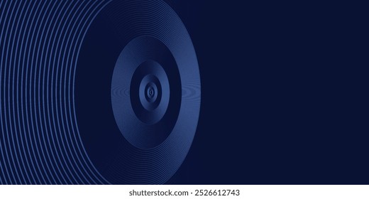 abstract dark background with glowing lines circles