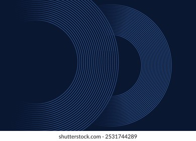 abstract dark background with glowing lines circles

