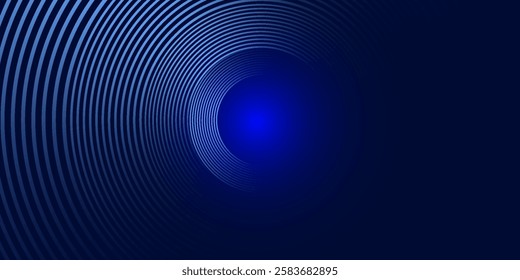 abstract dark background with glowing lines circles