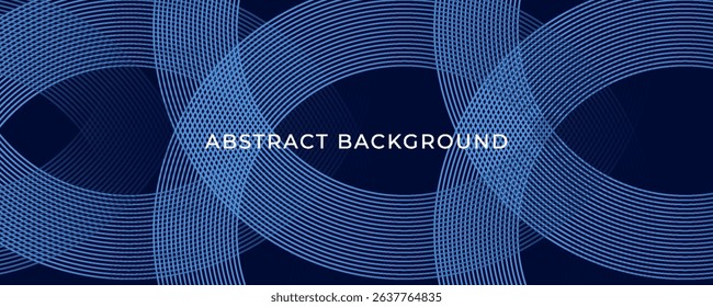 abstract dark background with glowing lines circles