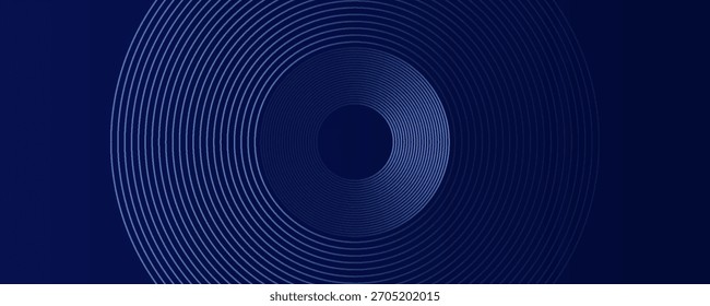plano de fundo escuro abstrato com linhas e círculos brilhantes