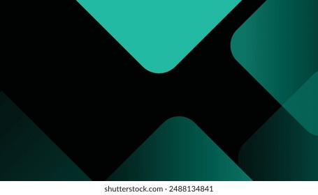 Abstract dark background with glowing shiny line. Modern gradient geometric shape graphic. Dynamic shapes composition. Suit for poster, cover, banner, booklet, website, flyer, backdrop, card