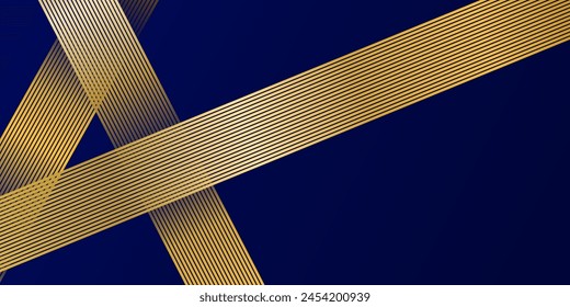 abstract dark background with gold lines