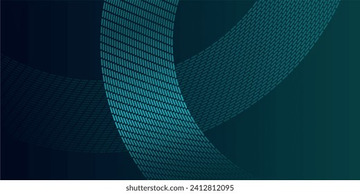 abstract dark background with green glowing lines for business