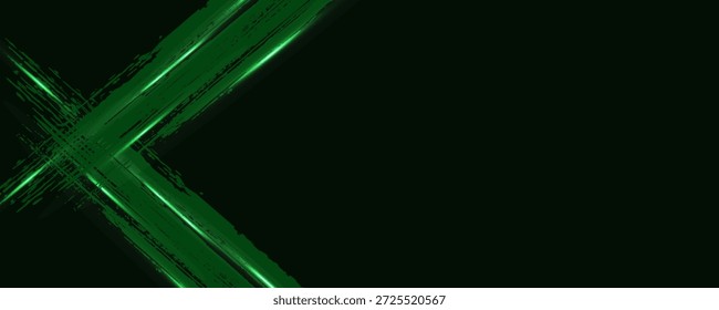 Fundo escuro abstrato, fumaça verde no escuro