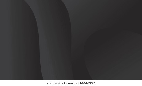 ABSTRACT DARK BACKGROUND WITH HAND DRAWN SHAPES GRADIENT COLOR DESIGN VECTOR TEMPLATE GOOD FOR MODERN WEBSITE, WALLPAPER, COVER DESIGN, LANDING PAGE