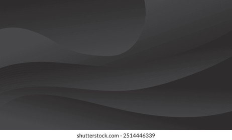 ABSTRACT DARK BACKGROUND WITH HAND DRAWN SHAPES GRADIENT COLOR DESIGN VECTOR TEMPLATE GOOD FOR MODERN WEBSITE, WALLPAPER, COVER DESIGN, LANDING PAGE