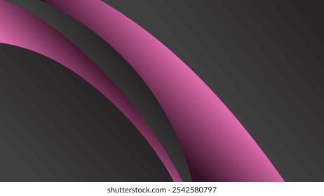 ABSTRACT DARK BACKGROUND WITH HAND DRAWN SHAPES GRADIENT PINK COLOR DESIGN VECTOR TEMPLATE FOR WALLPAPER, COVER DESIGN, HOMEPAGE DESIGN