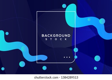 abstract dark background with ice blue gradient. black, curvy, wavy, fluid, flowing, irregular shapes. suitable for background, landing page, wallpaper, home screen, theme. vector eps 10