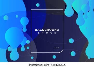abstract dark background with ice blue gradient. curvy, wavy, fluid, flowing, droplets, irregular shapes. suitable for background, landing page, wallpaper, home screen, theme. vector eps 10