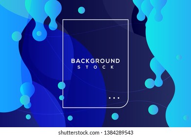 abstract dark background with ice blue gradient. water, curvy, wavy, fluid, flowing, droplets, irregular shapes. suitable for background, landing page, wallpaper, home screen, theme. vector eps 10