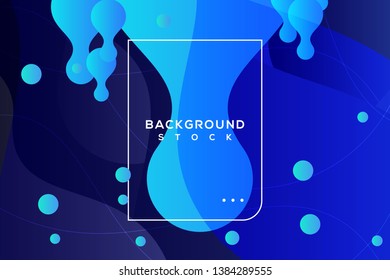 abstract dark background with ice blue gradient. water, curvy, wavy, fluid, flowing, droplets, irregular shapes. suitable for background, landing page, wallpaper, home screen, theme. vector eps 10