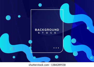 abstract dark background with ice blue gradient. water, curvy, wavy, fluid, flowing, irregular shapes. suitable for background, landing page, wallpaper, home screen, theme. vector illustration eps 10