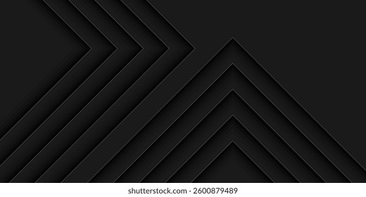 Abstract dark background with layers of triangle shapes.
