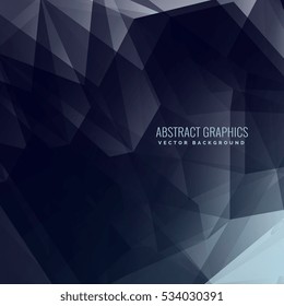 abstract dark background made with geometrical shapes