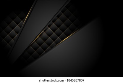 Abstract dark background with overlap texture layer and modern shape combination.